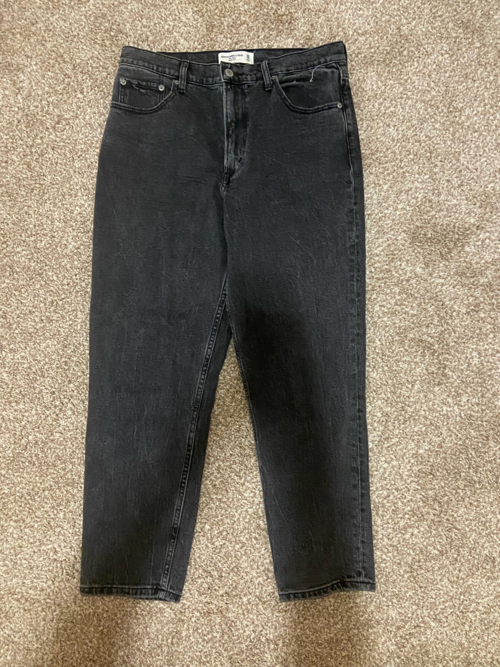 Abercrombie and Fitch Mom high-rise jean